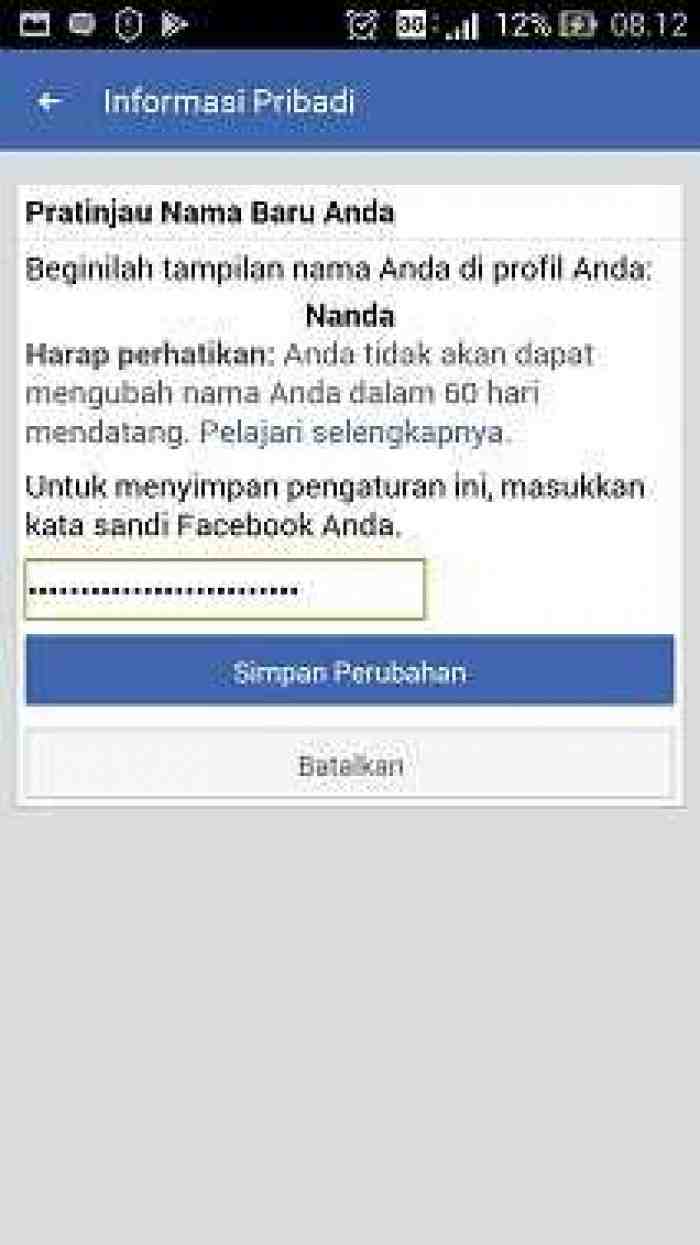 Cara Mengganti Nama Facebook dari Hp dan Laptop, 100% Work!