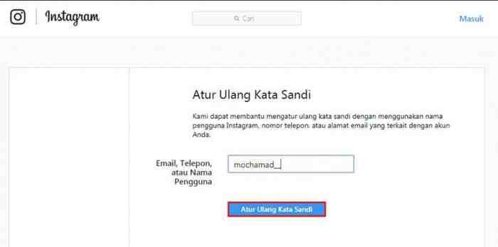 Lupa Kata Sandi Instagram? Berikut Cara Mengatasinya