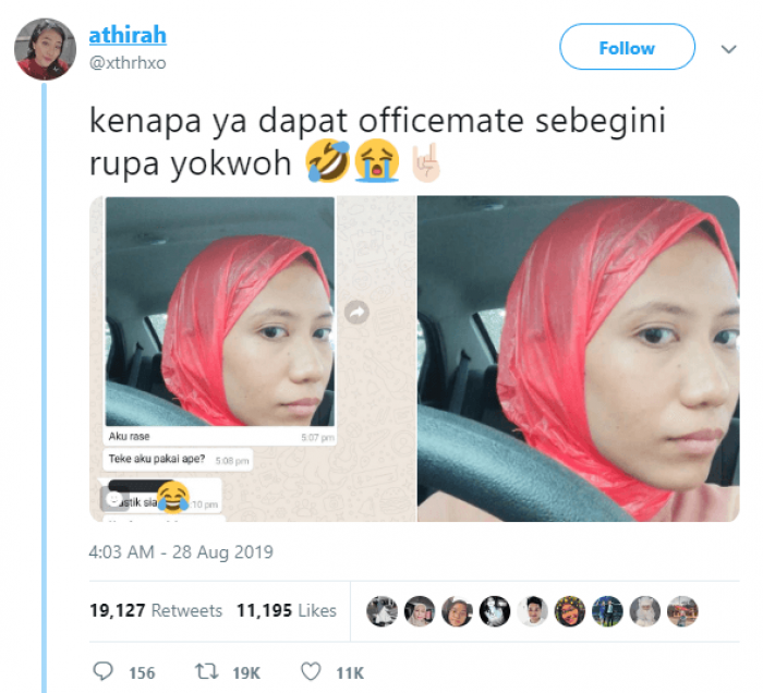 Lupa Berhijab, Kelakuan Ukhti Satu ini Viral Karena Pakai Kresek Sebagai Gantinya Lupa Berhijab, Kelakuan Ukhti Satu ini Viral Karena Pakai Kresek Sebagai Gantinya
