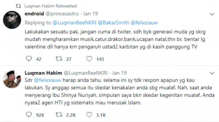 Luqman Hakim :  Luqman Hakim :
