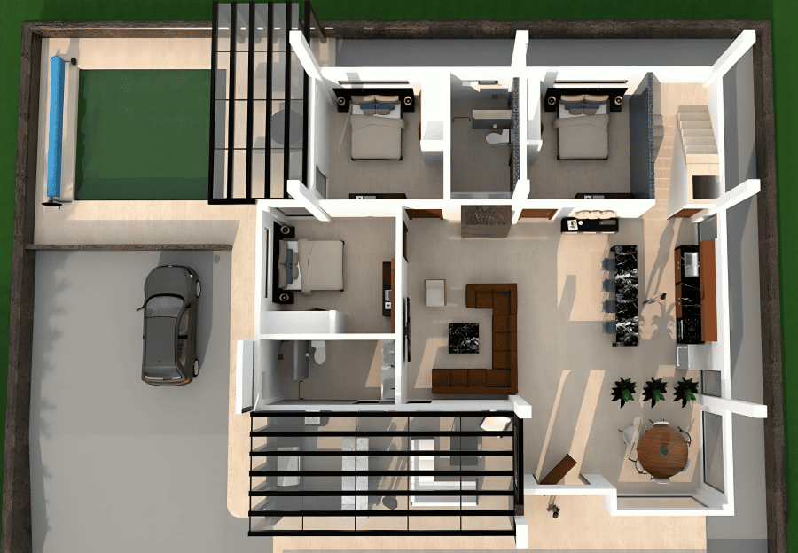 Deluxe Hill House - Vista 4