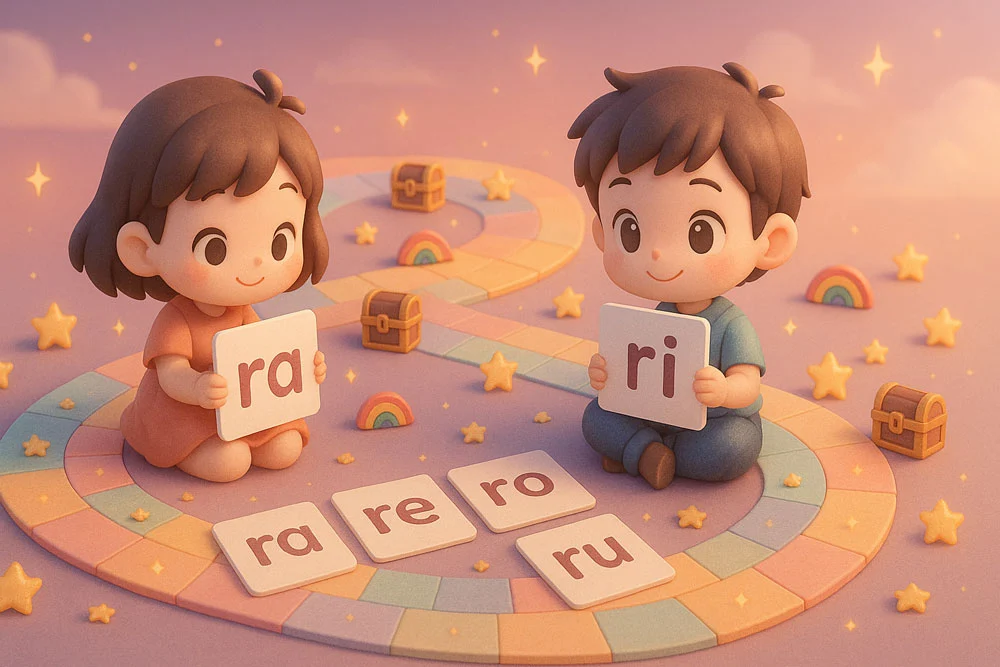 Conciencia fonológica y fonema /R/: juegos de mesa y papel