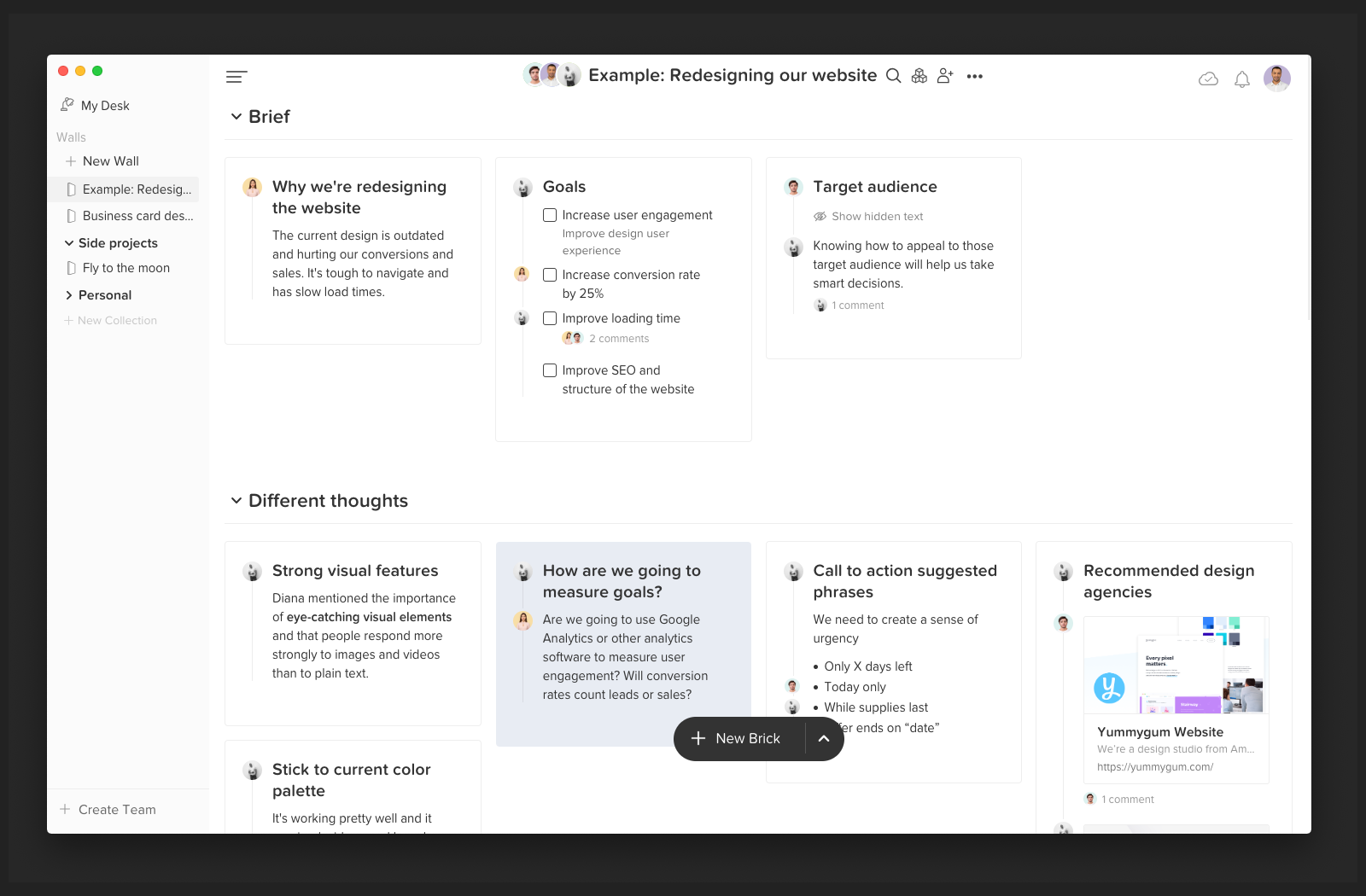 Organize & refine your ideas
