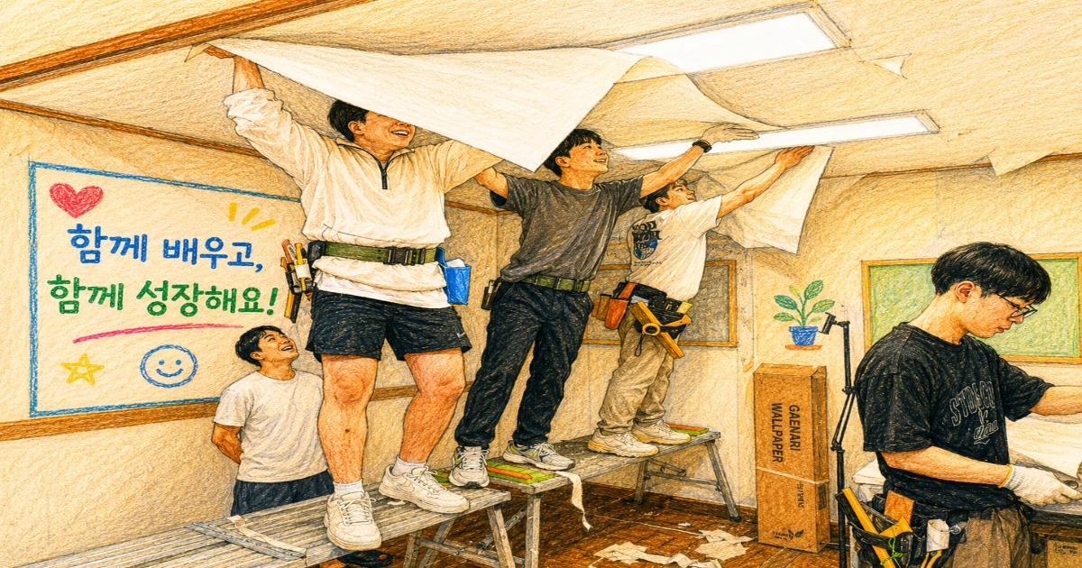 구로 도배학원 창업 준비 교육 후기 | 30대 남녀 창업준비생 수강 후기
