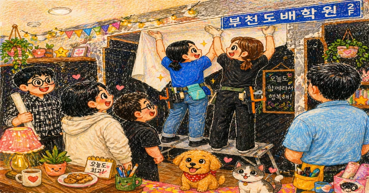 부평 국비지원 도배 기술 배우기 후기 | 50대 남녀 초보자 수강 후기