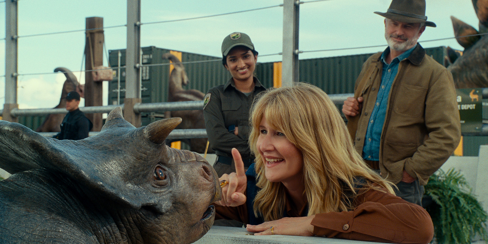 Laura Dern and Sam Neill in Jurassic World Dominion