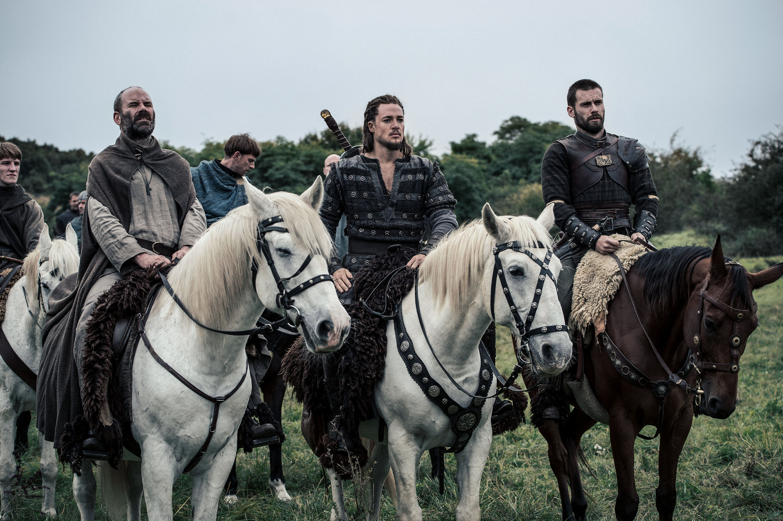 Uhtred and friends. © Carnival Film & Television Limited