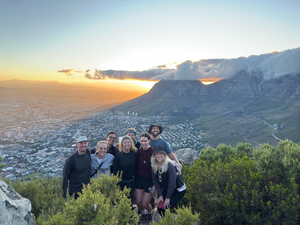 A group of friends enjoying an activity together.