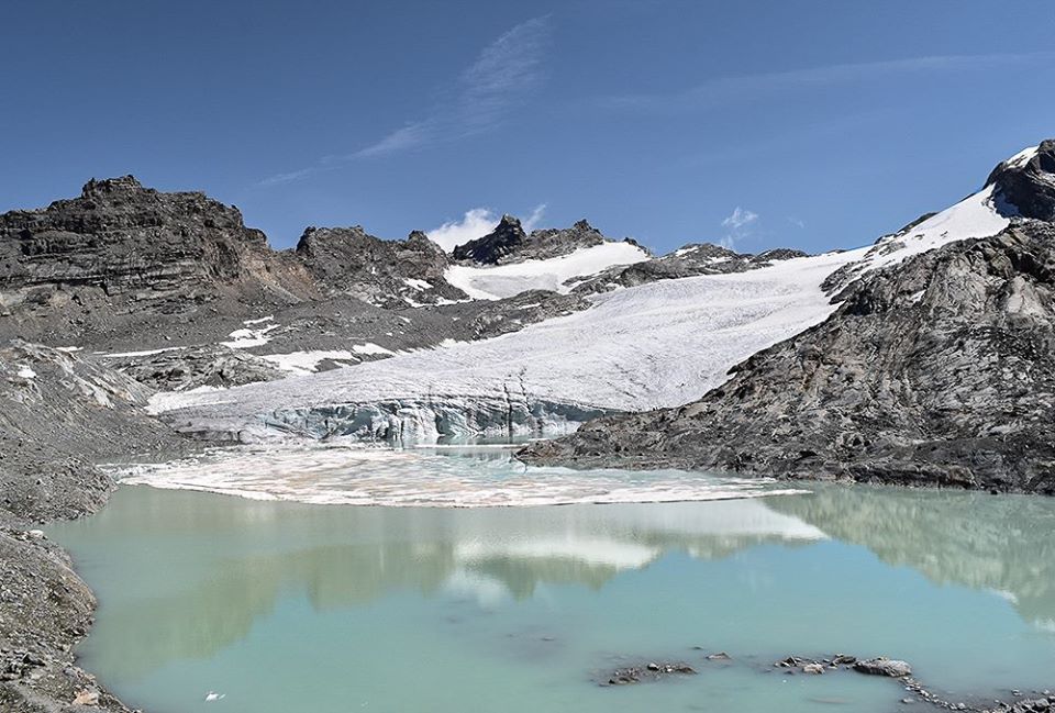 Cirque des Evettes et glacier du Grand Méan