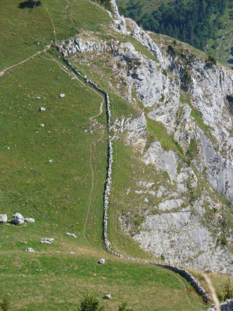 Le mur du Lanfonnet