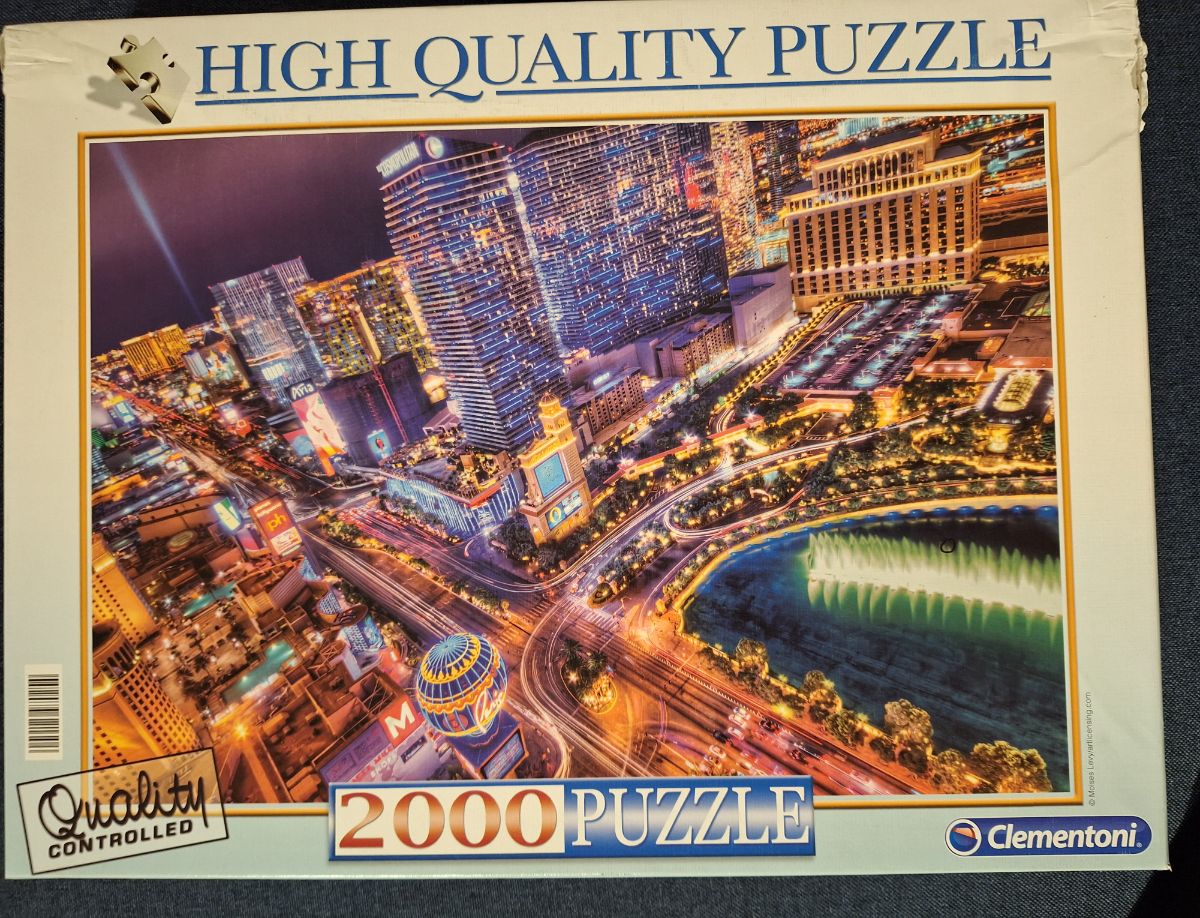 Puzzle: Las Vegas von Clementoni (2000 Teile) - Wanderpuzzle #3