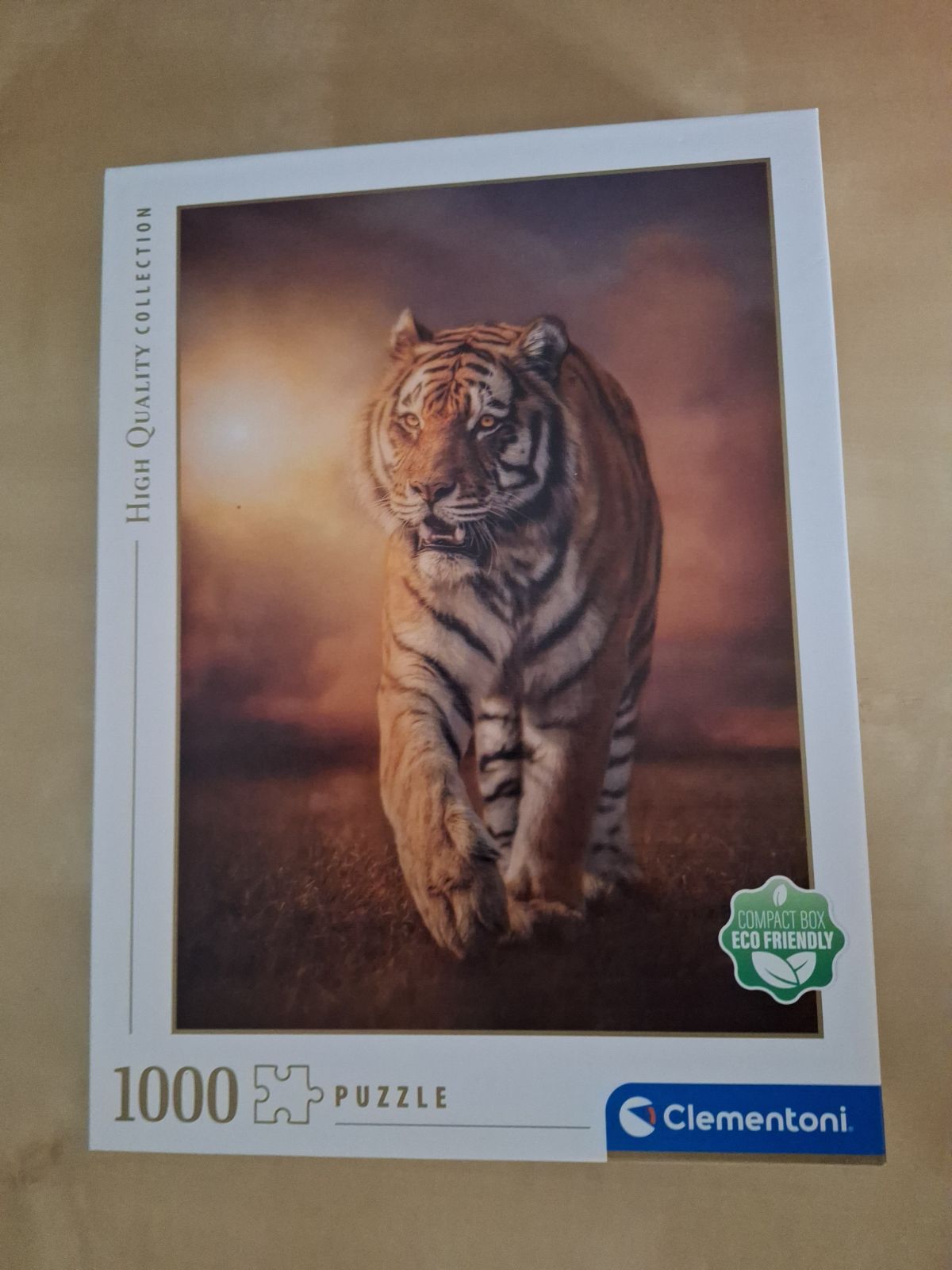 Puzzle: Tiger von Clementoni (1000 Teile) - Wanderpuzzle #5
