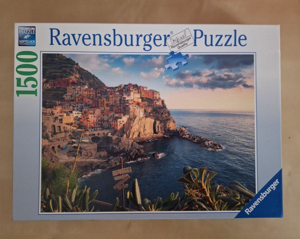 Puzzle: Blick auf Cinque Terre von Ravensburger (1500 Teile) - Wanderpuzzle #6
