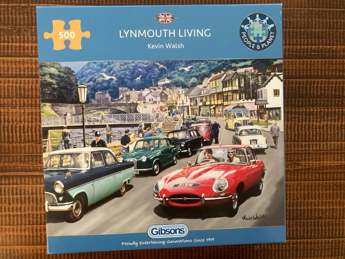 Puzzle: Lynmouth Living (Kevin Walsh) von Gibsons (500 Teile) - Wanderpuzzle