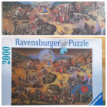 Puzzle: Panorama Frankenhausen von Ravensburger (2000 Teile) - Wanderpuzzle #13