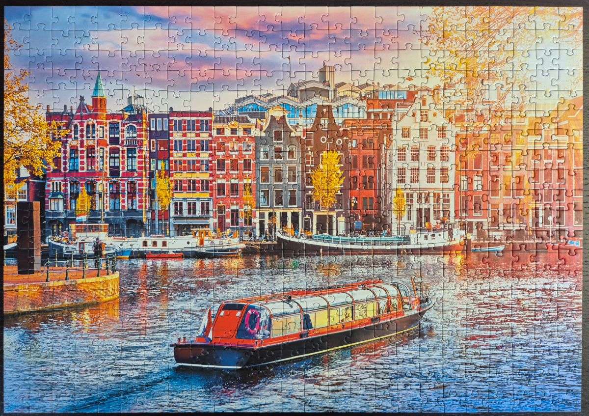 Puzzle: Amsterdam, Niederlande von Trefl (500 Teile) - Wanderpuzzle