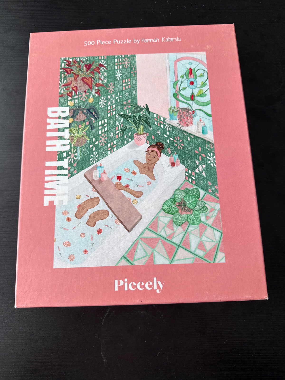 Puzzle: Bath Time von Piecely (500 Teile) - Wanderpuzzle