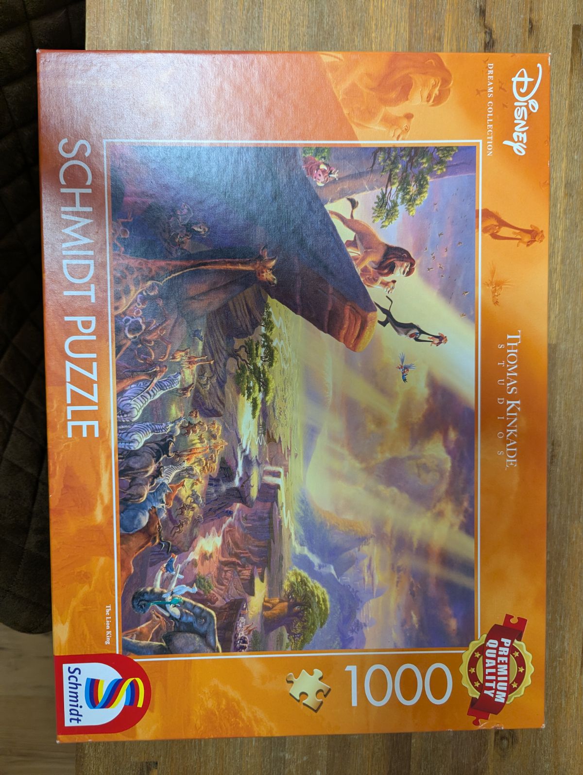 Puzzle: König der Löwen von Schmidt (1000 Teile) - Wanderpuzzle #36