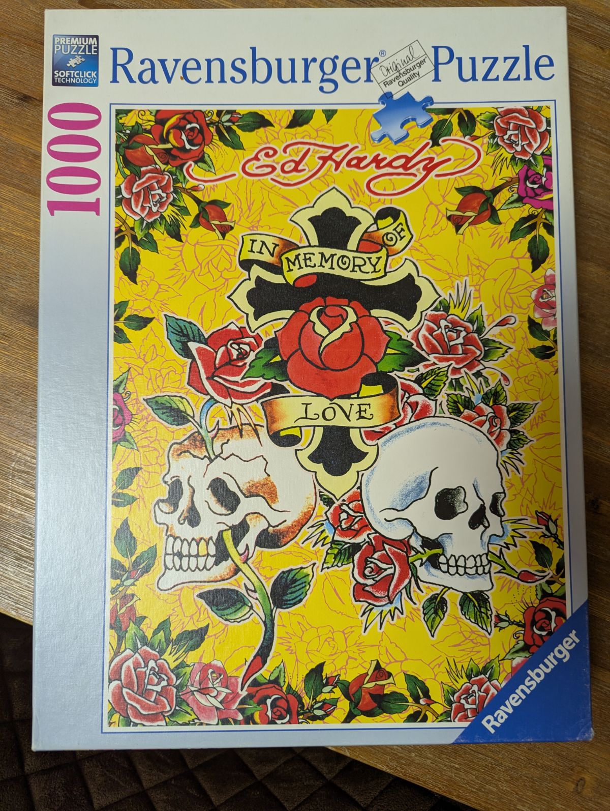 Puzzle: Ed Hardy von Ravensburger (1000 Teile) - Wanderpuzzle #37