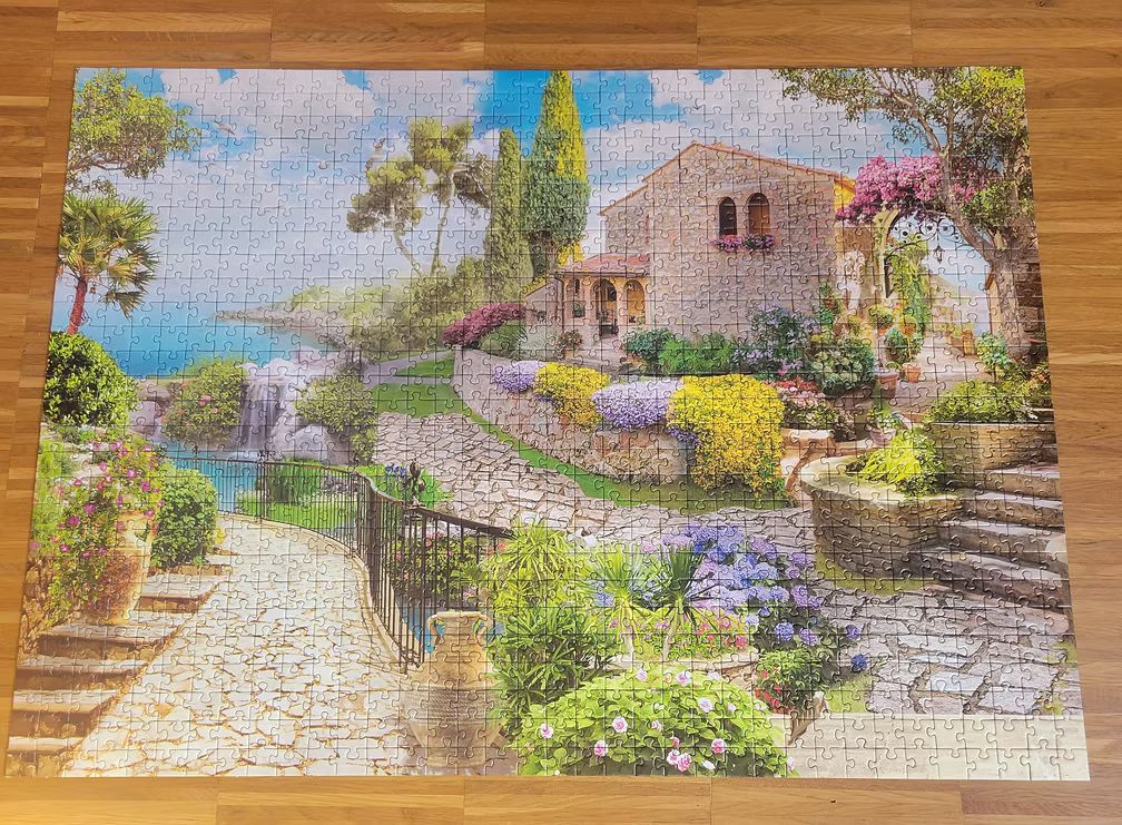 Puzzle: By the sea coast von Innovakids (1000 Teile) - Wanderpuzzle #39