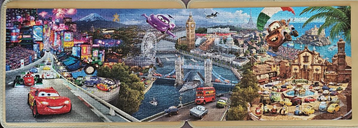 Puzzle: Pixar Cars von Clementoni (1000 Teile) - Wanderpuzzle #48