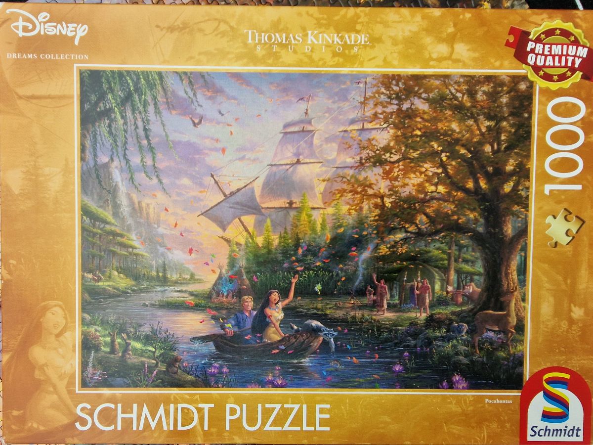 Puzzle: Pocahontas von Schmidt Puzzle (1000 Teile) - Wanderpuzzle #49