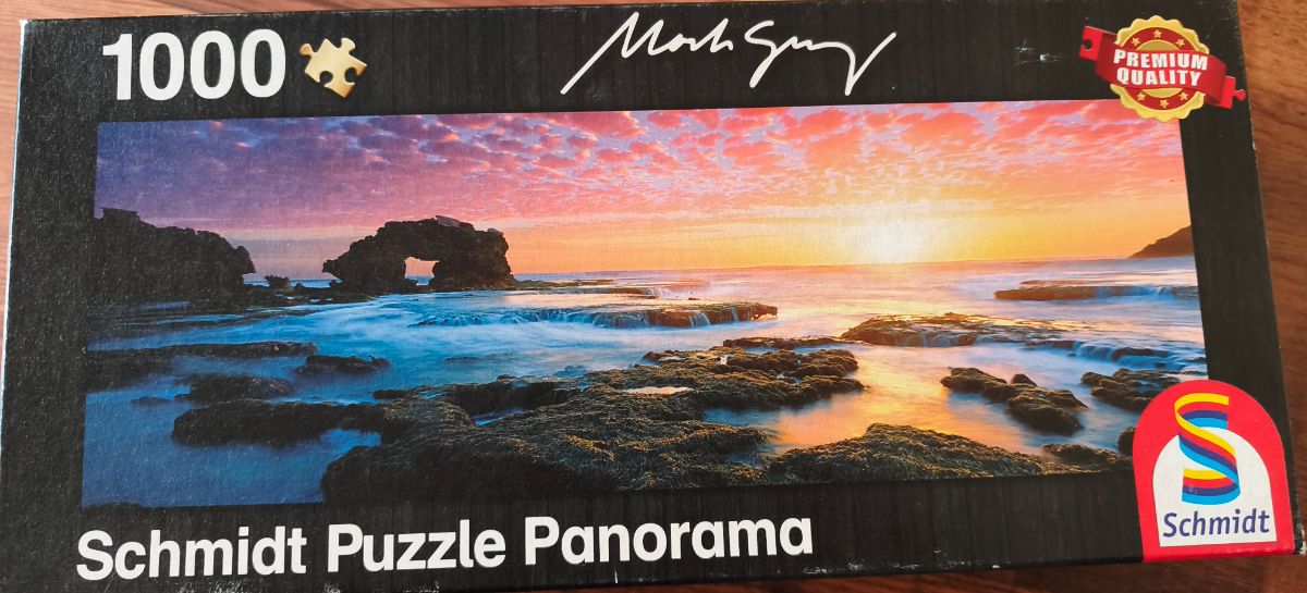Puzzle: Marc Gray Bridgewater Bay Sunset von Schmidt (1000 Teile) - Wanderpuzzle #52