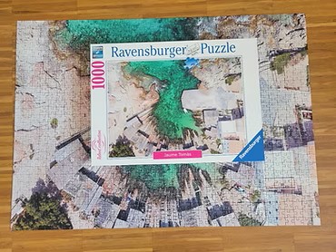 Puzzle: Calo de Sant Agusti von Ravensburger (1000 Teile) - Wanderpuzzle #57