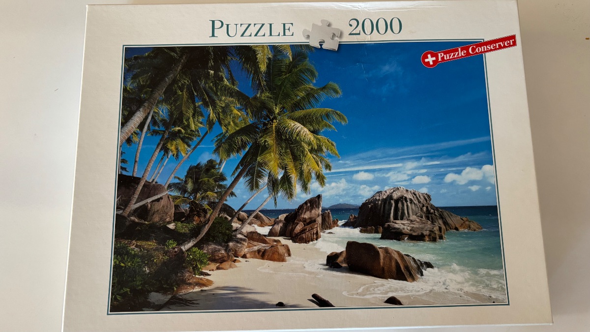 Puzzle: Seychellen von Blatz (2000 Teile) - Wanderpuzzle #63