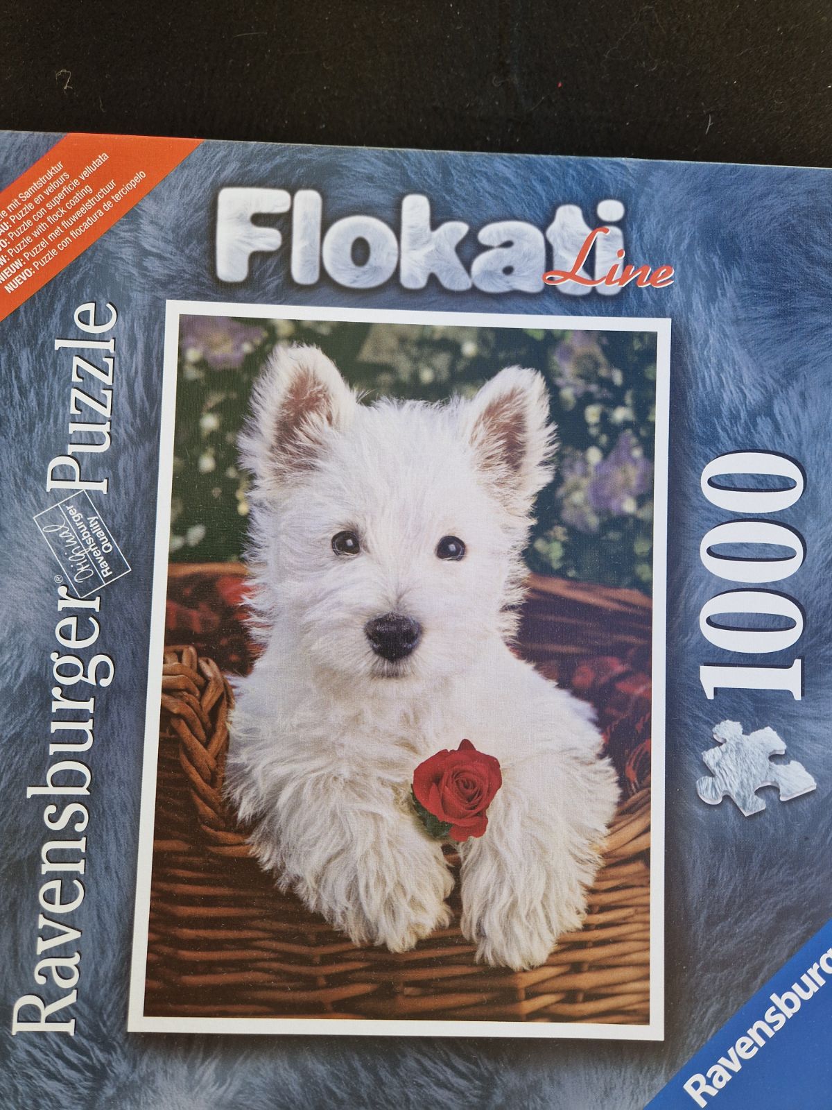 Puzzle: Wuscheliger Hund von Ravensburger (1000 Teile) - Wanderpuzzle #73