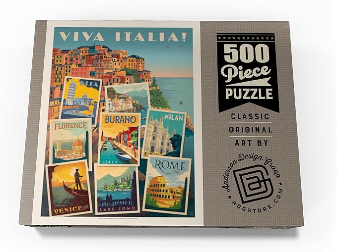 Puzzle: Viva Italia! von MyPuzzle (500 Teile) - Wanderpuzzle #77
