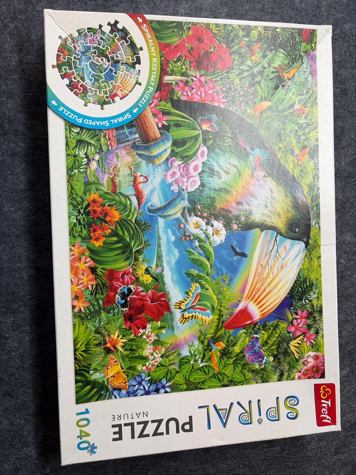 Puzzle: Spiral Puzzle Nature von Trefl (1040 Teile) - Wanderpuzzle