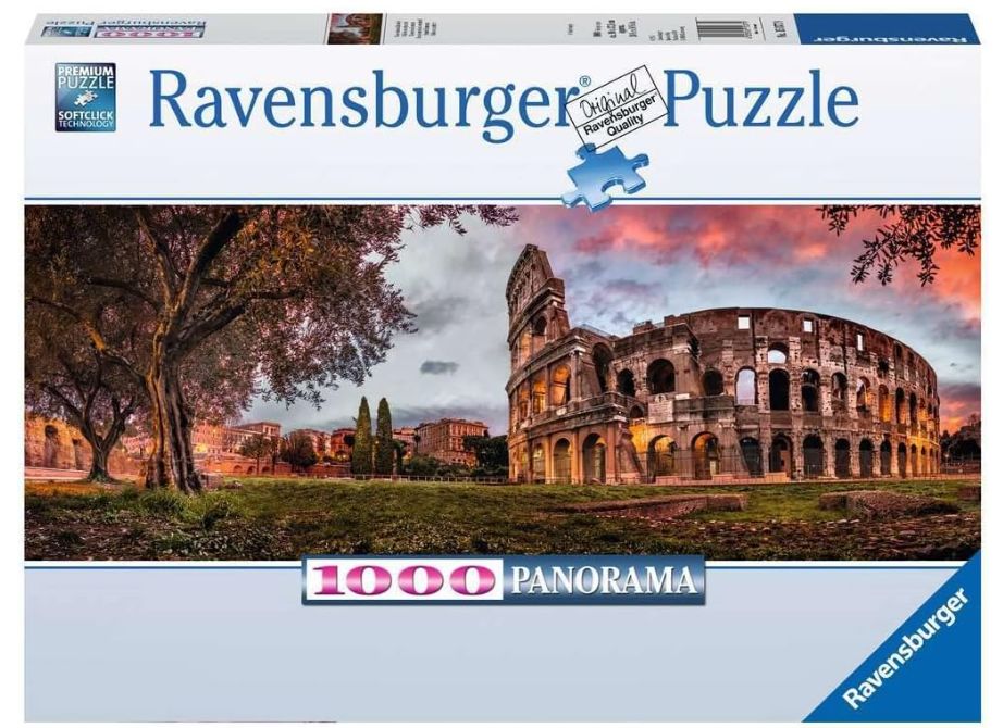 Puzzle: Colosseum im Abendrot von Ravensburger (1000 Teile) - Wanderpuzzle #82