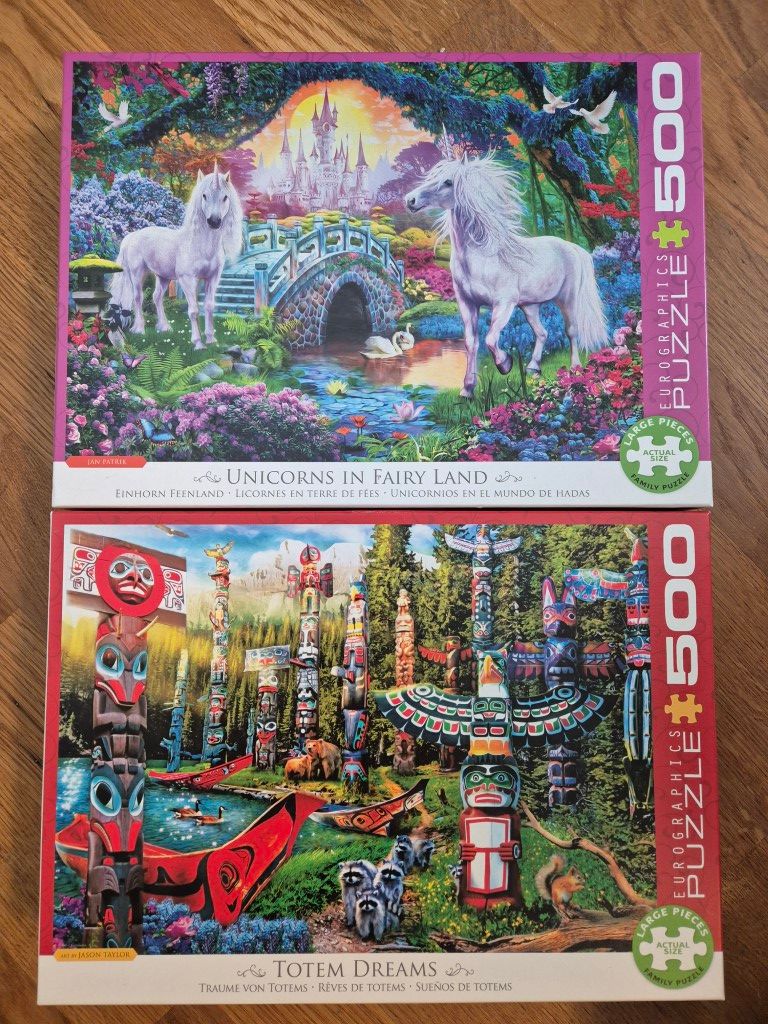 Puzzle-Paket: 2x500 Eurographics Paket (2 Puzzles) - Wanderpuzzle #87