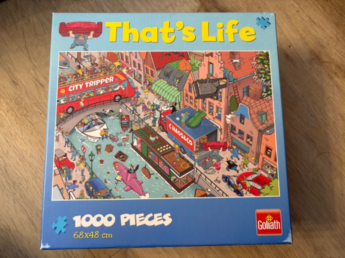 Puzzle: That's Life von Goliath (1000 Teile) - Wanderpuzzle #90