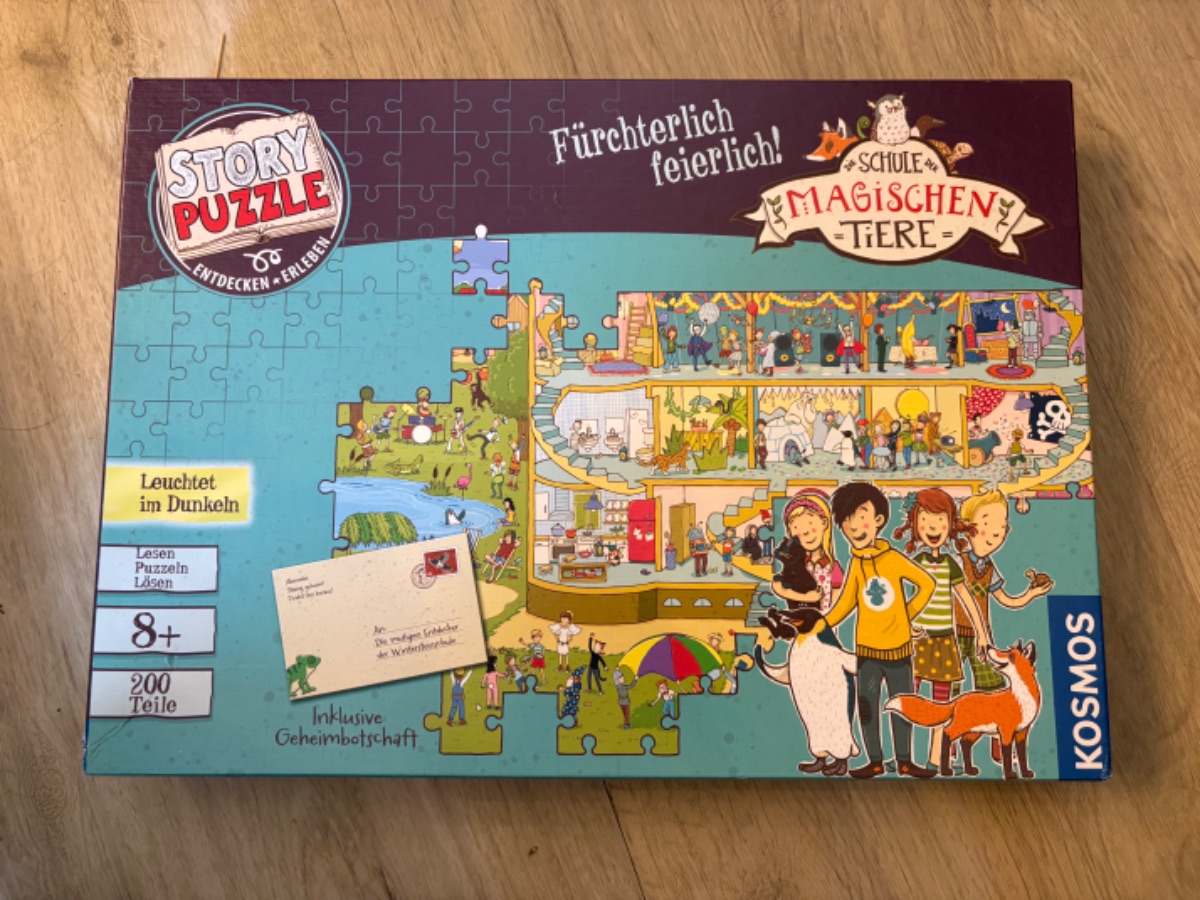 Puzzle: Schule der magisches Tiere von Kosmos (200 Teile) - Wanderpuzzle #92