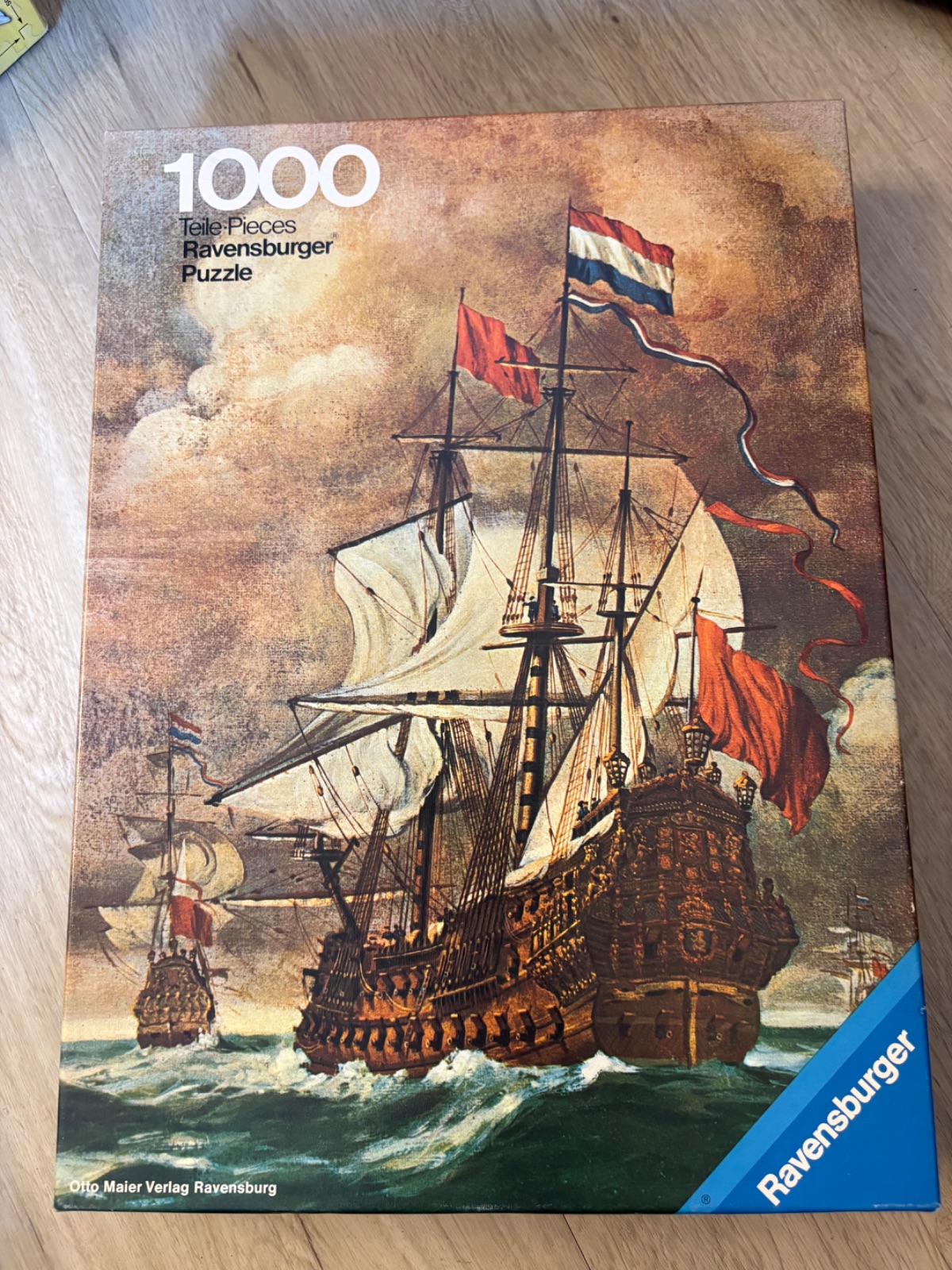 Puzzle: Admiralschiff von Ravensburger (1000 Teile) - Wanderpuzzle #102