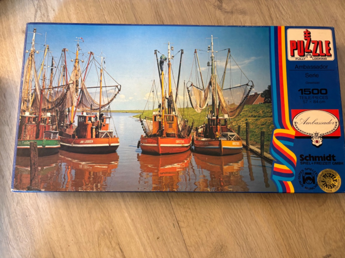 Puzzle: Greetsiel von Schmidt (1500 Teile) - Wanderpuzzle #103