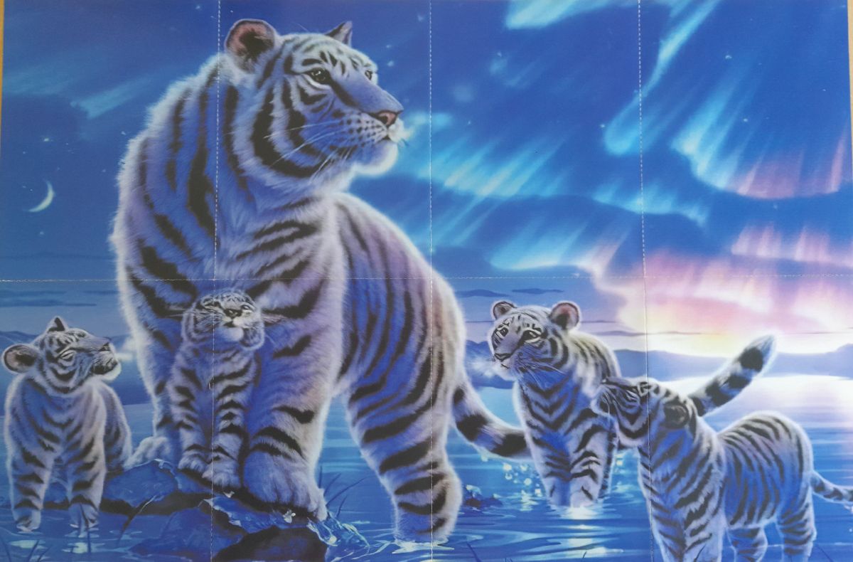 Puzzle: TIGER FAMILY von WACYDSD (1000 Teile) - Wanderpuzzle #108