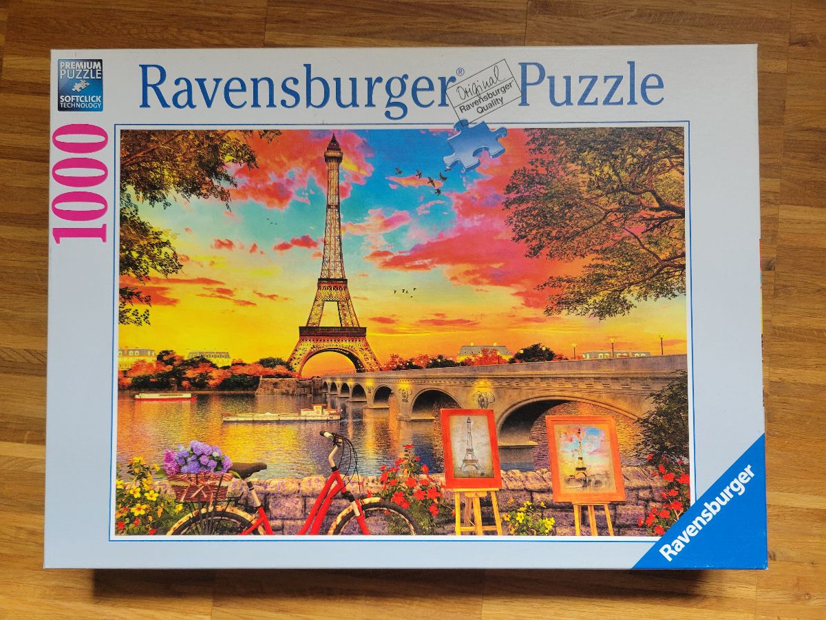 Puzzle: Paris und die Seine von Ravensburger (1000 Teile) - Wanderpuzzle #113