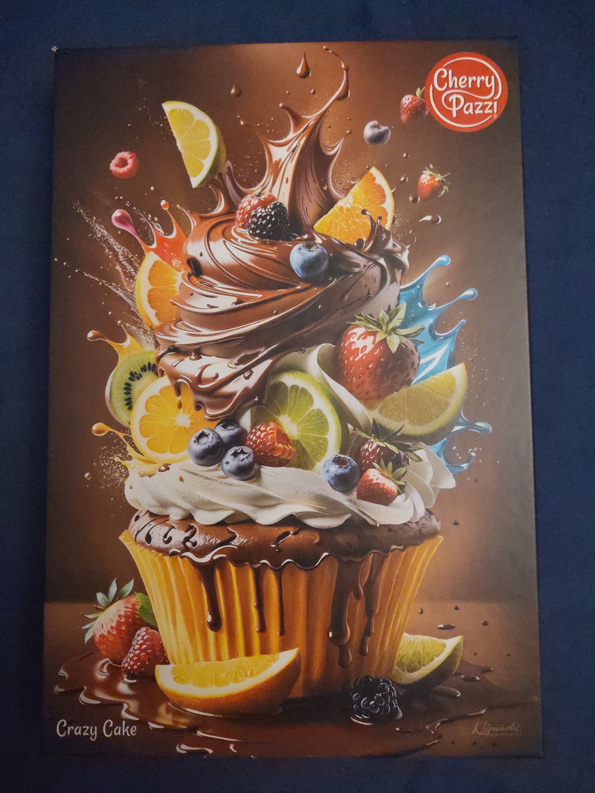 Puzzle: Crazy Cake von Cherry Pazzi (500 Teile) - Wanderpuzzle #126