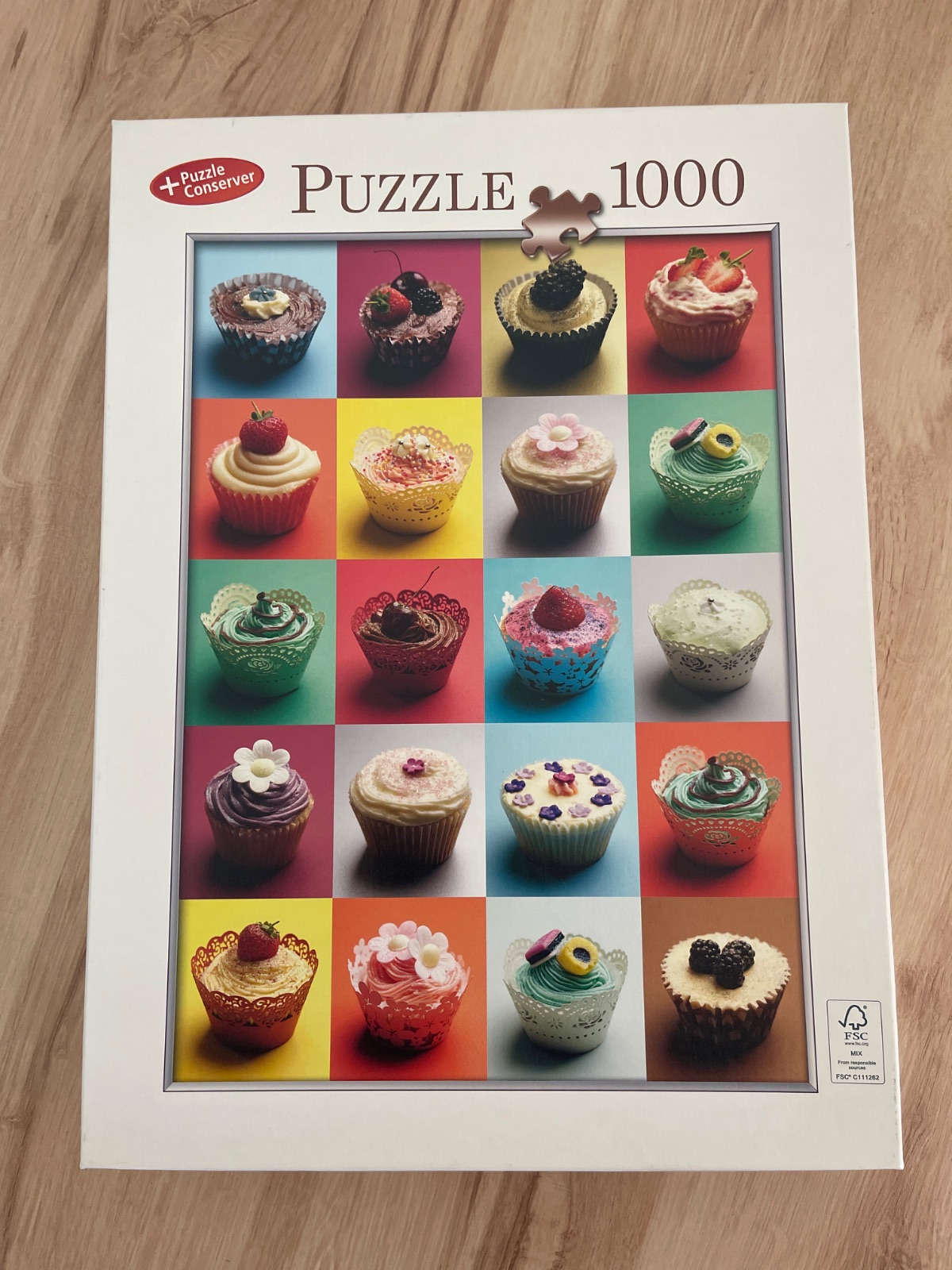 Puzzle: Cupcakes von Innovakids (1000 Teile) - Wanderpuzzle #131