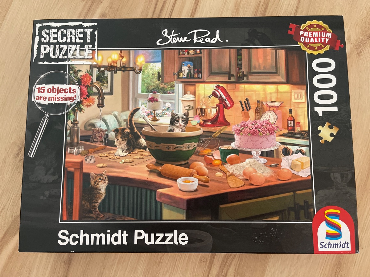 Puzzle: Secret Puzzle - Küche von Schmidt (1000 Teile) - Wanderpuzzle #132