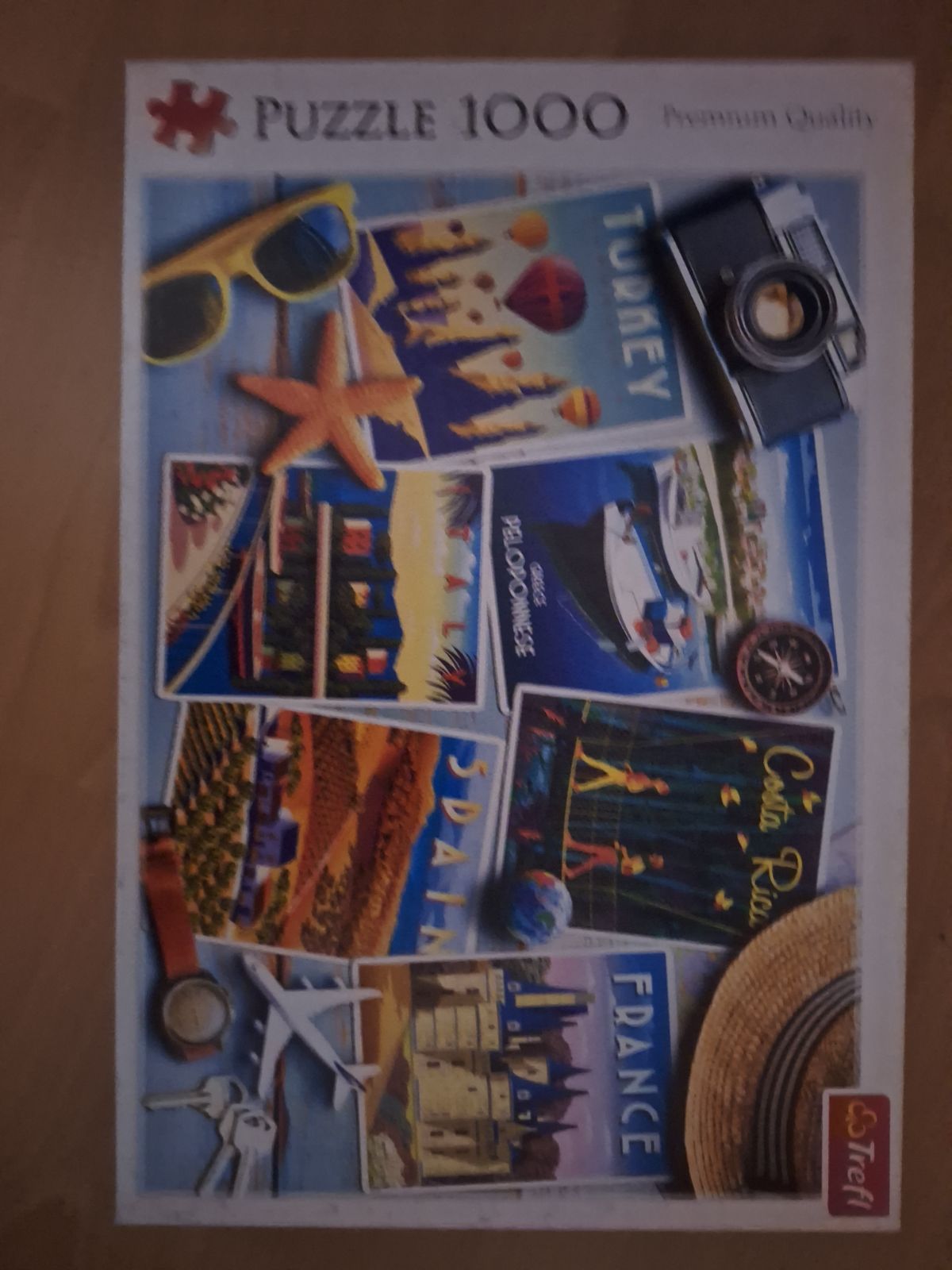 Puzzle: Postkarten der Welt von Trefl (1000 Teile) - Wanderpuzzle #141