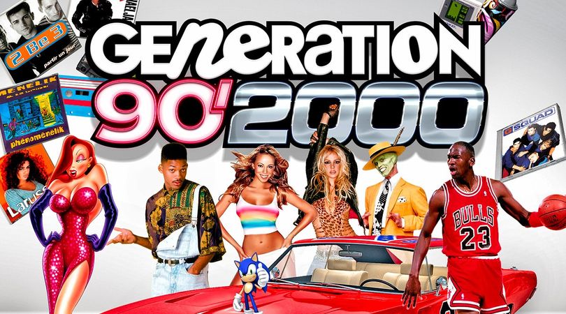 Generation 90 vs 2000 : 100% années 90 et 2000