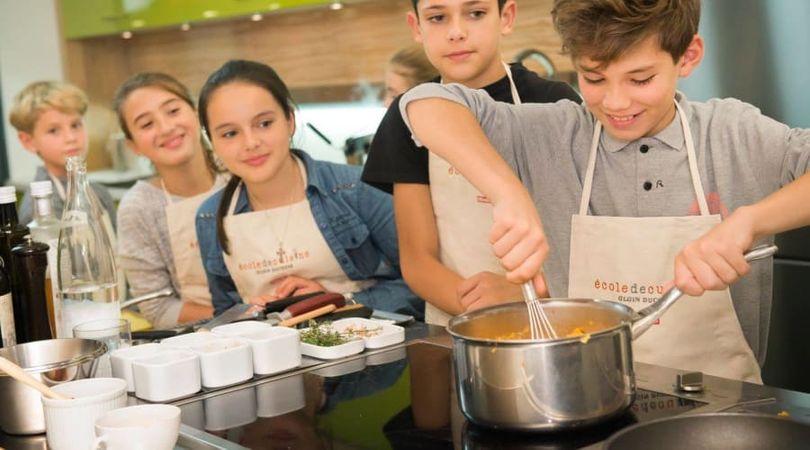 Atelier cuisine Enfant à l'Ecole de cuisine Ducasse