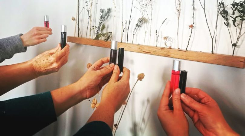 Atelier parfum semi-solide et huile de parfum à Nantes