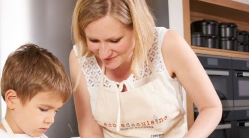 Cours de pâtisserie parent / enfant à l'Ecole Ducasse