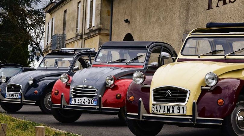 Visite privée du vignoble de Pessac-Léognan en 2CV