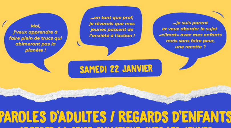 Paroles d’adultes, regards d’enfants : aborder la crise climatique avec les jeunes